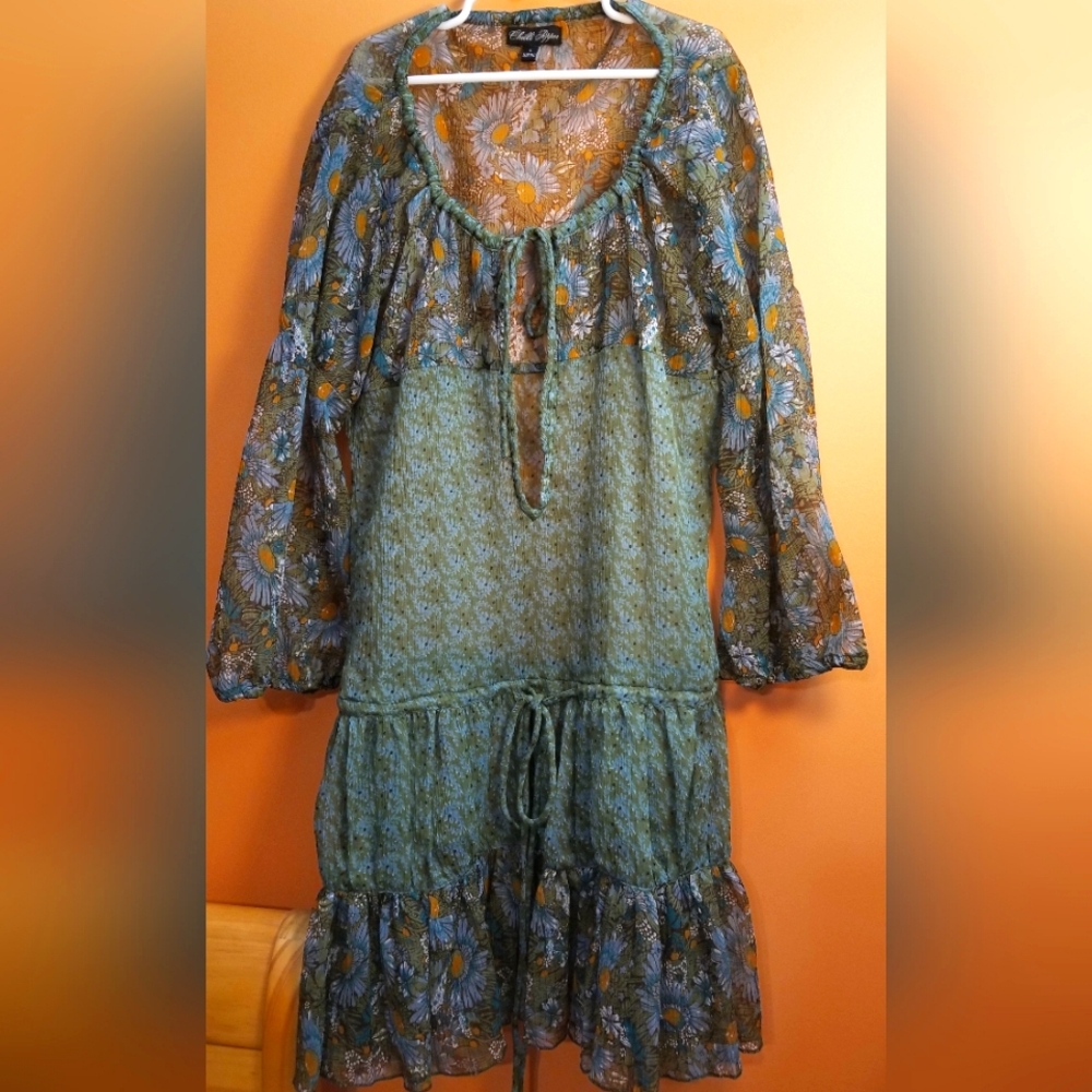 Chilli Peppers Vintage adult large sheer top